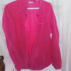 Columbia hot pink jacket